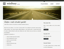 Tablet Screenshot of minibusy-novacek.cz